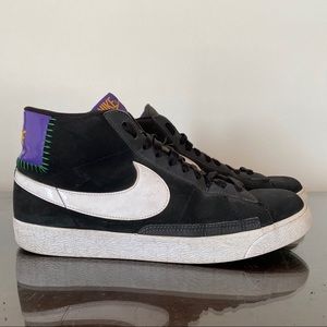 Nike Blazer Black/White/Purple - Size 10
